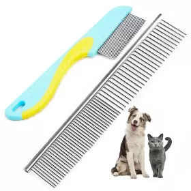 711181200034 FEICCIER Pack Dog Cat Comb Removing Knots Hair