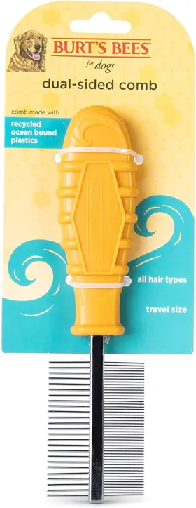 FF19993 FETCH FOR PETS Burts Bees Dual Comb Handle