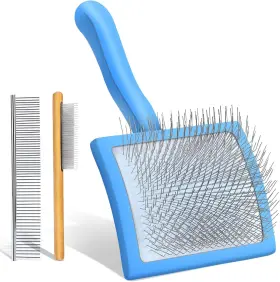313021883829 FINE LIFE GLOBAL Dog Slicker Brush Shedding Coat