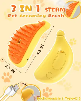 740501253153 FIPKE Cat Steam Brush Shedding Steamy Spray #2
