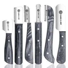 FLAMIAJABZ-KNIFE-6P-BLACK FLAMIA JABZ Fj Stripping Set Kit