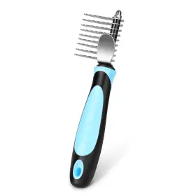 BO5042 FLEXZION Dogs Dematting Comb Steel Blades Rakes Pets