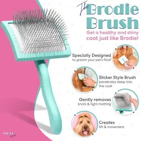 197644315376 FLOOF BY BRODIE Dog Brush Slicker #2
