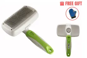 11278814 FLUFFY JOE Pet Slicker Brush Cleaning Massaging