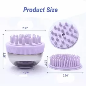 774205260957 FLYBECOIN Cat Dog Bath Brush Soap Dispenser Pet #2