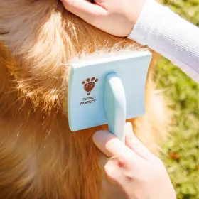 860011273103 FLYING PAWFECT Pet Slicker Brush Massage Steel #3