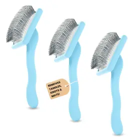 Flying Pawfect 860011273189 Slicker Brush For Dogs Long Pin Poodles Doodles And Haired Des