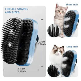 445041441437 FLYVOLE Cat Hair Steam Brush Steaming Groomi #2