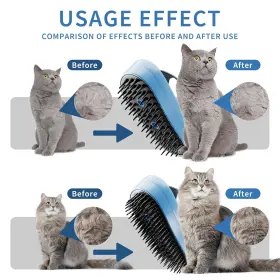 445041441437 FLYVOLE Cat Hair Steam Brush Steaming Groomi #3
