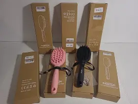 796713686425 FOLDABALE Pet Silicone Shampoo Brush Hair Dogs