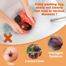 762736233168 FOREUP Dog Shoes Washing Bag Laundry Booties #2