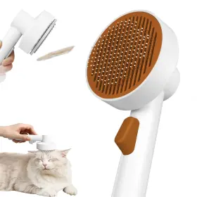 799257204902 FOTN Cat Brush Cleaning Slicker Shedding Haired