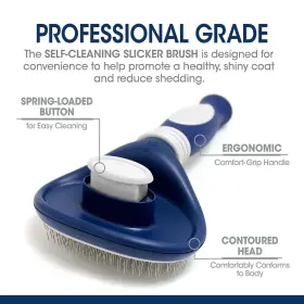 100540458 FOUR PAWS Magic Coat Cleaning Slicker Brush #3
