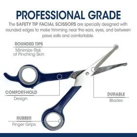 100540472 FOUR PAWS Magic Coat Safety Tip Facial Dog Scissors #3