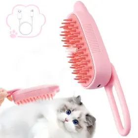 331451800514 FRAMICS Rechargeable Swivel Silicone Cat Brush
