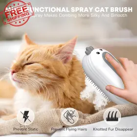 726084809284 FREEFA Cat Steam Brush Release Cleaning #3