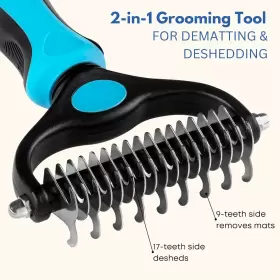 711181635140 FRESHLY BAILEY Dog Cat Dematting Deshedding Tool #2