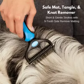 711181635140 FRESHLY BAILEY Dog Cat Dematting Deshedding Tool #3