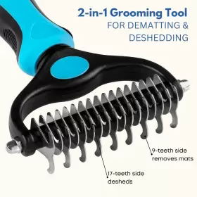 855808006309 FRESHLY BAILEY Dog Cat Dematting Deshedding Tool #2