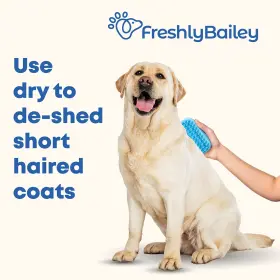 855808006439 FRESHLY BAILEY Rubber Dog Bath Brush Silicone #2
