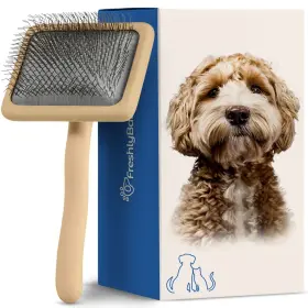 855808006446 FRESHLY BAILEY Doodle Slicker Dog Brush Pet