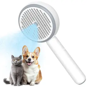 973006318421 FUKUMARU Cat Steam Brush Shedding Pet Water Tank