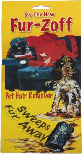 00003 FUR-ZOFF Pet Hair Removal Tool Carpet Car Rugs Bedding #2