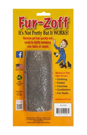 657467453810 FUR-ZOFF Pet Hair Removal Tool Carpet Car Rugs