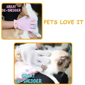 797550688146 FURBB Pet Glove Cat Dog Gentle Deshedding Brush #2