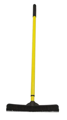 2514-P FUREMOVER Pet Hair Remover Carpet Broom Rubber Handle