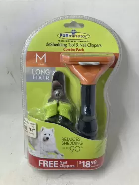 01582 FURMINATOR Deshedding Tool Nail Clippers Pack