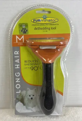 10747 FURMINATOR Hair Deshedding Tool Dogs Med Edge