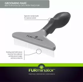 445038470495 FURMINATOR Dog Cat Rake Tool Removes Loose Hair #3