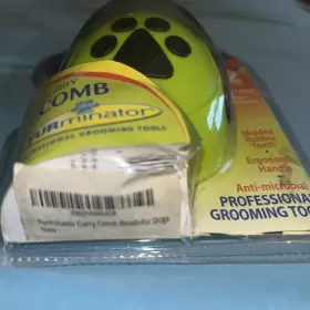 811794013509 FURMINATOR Curry Comb Rubber Coats Dog #2