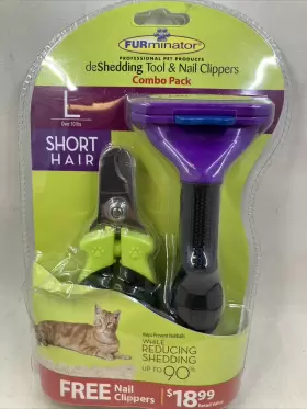 811794015879 FURMINATOR Deshedding Tool Nail Clippers Pack
