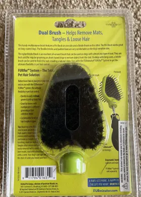 811794016319 FURMINATOR Dual Brush Head Dogs Silky Hair #2