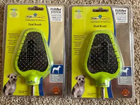 811794016319 FURMINATOR Dual Brush Head Dogs Silky Hair