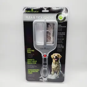 860002178202 FURMINATOR Flea Tick Finder Dog Cat Brush Led