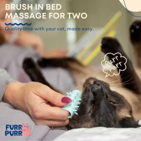 196852085743 FURR PURR Cat Brush Set Tools Scratcher Calming #2