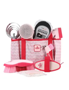 056470046296 FURRISHINE Horse Brush Silicone Curry Comb Kit