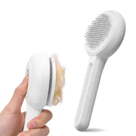 762849419749 FURVELLO Cleaning Slicker Cat Dog Brush Skin