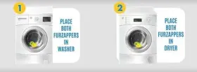FZ17006-II FURZAPPER Pet Hair Remover Laundry Dog Cat Rem #3