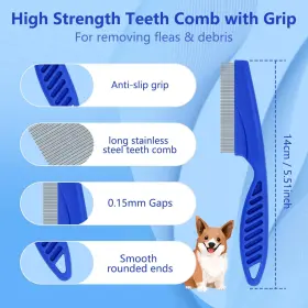 313106122119 FUYIHGL Flea Lice Comb Styles Cat Dog Fo #2