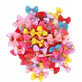 720310947023 FZBNSRKO Dog Hair Bows Pet Bowknot Groomi #3