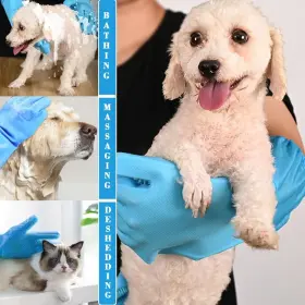 445046566593 GALYNA Guantes Para El Cuidado Mascotas Lavar #2