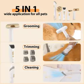 198290046508 GARVEE Pet Vacuum Dog Suction Kit #2