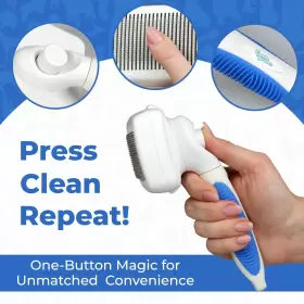 860010687017 GENTLE GROOM Cleaning Slicker Brush Cat Dog #3