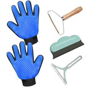731052230571 GJEASE Cat Glove Brush Pet Hair Remover Tool Dog