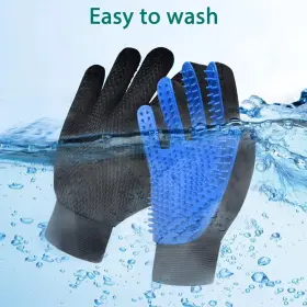 731052463481 GJEASE Cat Gloves Wrist Dog Brush #3