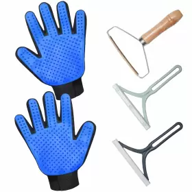 757725190560 GJEASE Cat Glove Brush Pet Hair Remover Tool Dog